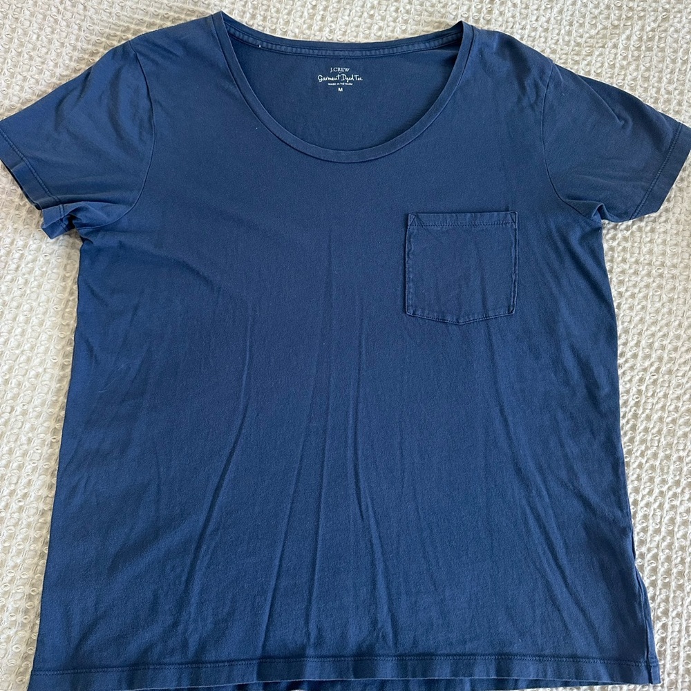 J. Crew Classic Navy Short Sleeve Tee